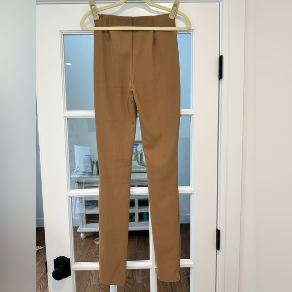 Zara brown leggings with ankle split - size small - Picture 6 of 6